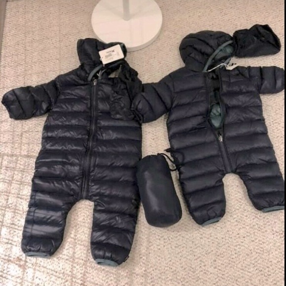 Imps & Elfs Hi Loft Down Infant one piece snowsuit - Picture 3 of 7